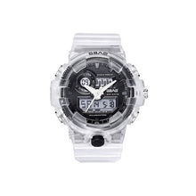 Load image into Gallery viewer, Fashion Sports Couple Watch Creative Dual Display Transparent Watches For Lovers Waterproof Auto Date Couples Wrist Watch Gift