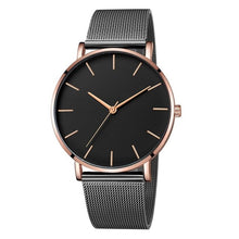 Load image into Gallery viewer, 2019 Ultra-thin Rose Gold Watch Minimalist Mesh Women Watch montre femme Watches Zegarek Damski Watch Relojes Para Mujer Reloj