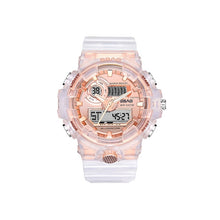Load image into Gallery viewer, Fashion Sports Couple Watch Creative Dual Display Transparent Watches For Lovers Waterproof Auto Date Couples Wrist Watch Gift
