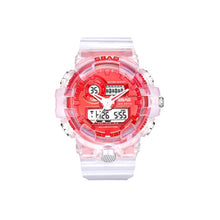 Load image into Gallery viewer, Fashion Sports Couple Watch Creative Dual Display Transparent Watches For Lovers Waterproof Auto Date Couples Wrist Watch Gift
