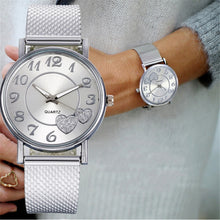 Load image into Gallery viewer, DUOBLA Luxury women watches Fashion quartz wristwatches Gold Silver Silica gel strap starry sky watch Alloy dial Dress Elegant
