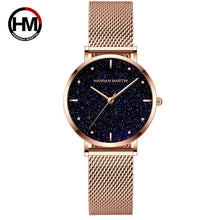 Load image into Gallery viewer, Women Watches Top Brand Luxury Japan Quartz Movement Stainless Steel Sliver White Dial Waterproof Wristwatches relogio feminino
