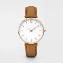 Load image into Gallery viewer, Zegarek Damski Fashion Simple Women Watches Woman Ladies Casual Leather Quartz Watch Female Clock Relogio Feminino Montre Femme
